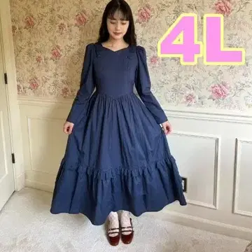 maihee 시마무라 클래시컬 원피스 4L 클래시컬 로리타 빈티지풍