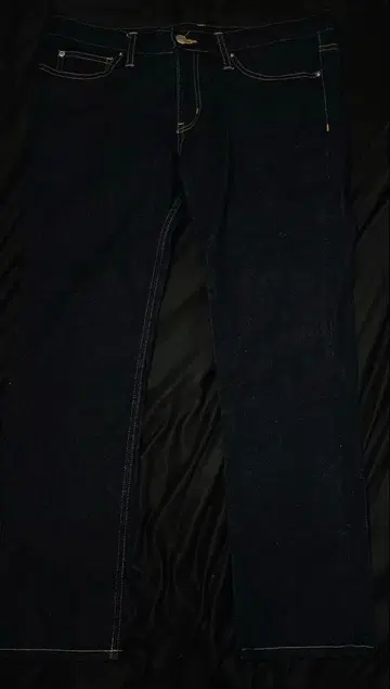 666 다크 블루 스키니 데님 32인치 펑크