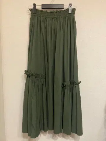 완판 더블 스탠다드 클로징 비대칭 티어드 롱 스커트 36