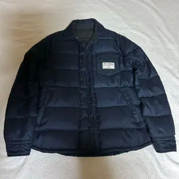 해리스 트위드 네이비 다운 자켓 M