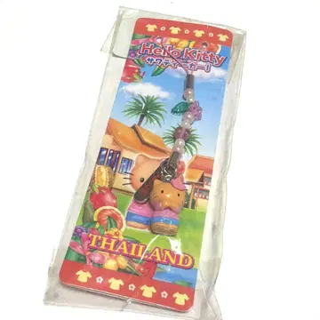 레어 지역 한정 키티 끈 장식 태국 사와디카 새상품 일광화상 키티 갸루