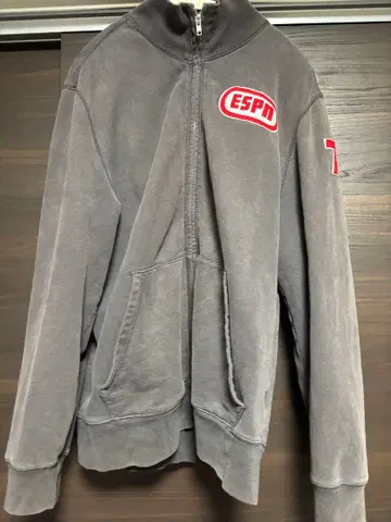 ESPN 그레이 집업 트레이닝복