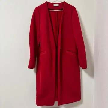 PLST 플라스테 M 사이즈 노카라 롱 코트