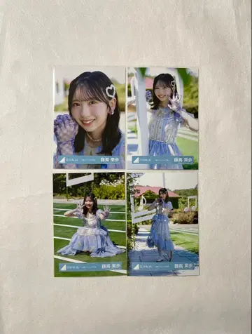 히나타자카46 브로마이드 부탁 바흐 MV 의상 후지시마 카호