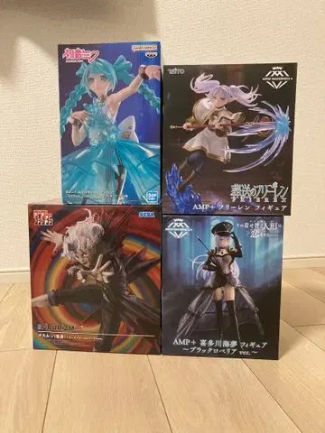 피규어 세트 하츠네 미쿠 프리렌 키타가와 오카룬 단다AMP+ 시리즈
