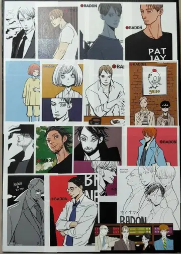 오노 나츠메 BADON 특전 16점 페이퍼 미니 색지 카드 책갈피