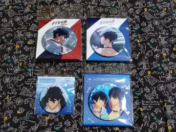 Free! 캐릭터 캔뱃지 4개 세트