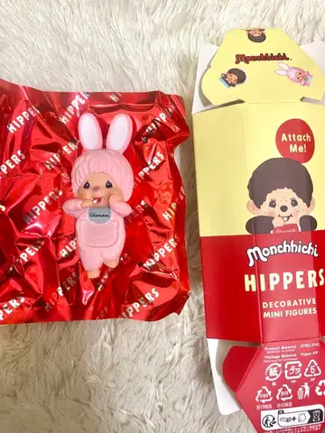 HIPPERS Monchhichi 치무탄 핑크 히퍼스 몽치치