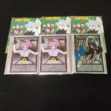 HUNTER x HUNTER 스탯 카드 컬렉션 시즈쿠 바닥 3점