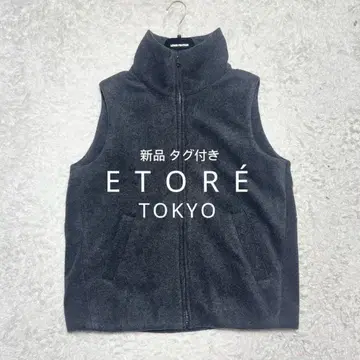 새상품 택 포함 에트레토쿄 ETRE TOKYO 멜톤 플리스 베스트