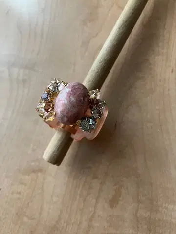 컴플렉스 비즈 헤어 클립