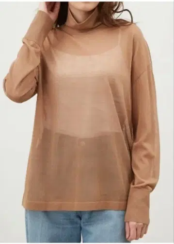 Mila Owen 미라 오웬 시어 터틀 니트 [ 손세탁 가능 ]