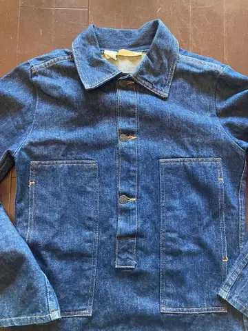 70s 스토어 계열 us.army 풀오버 데님 셔츠