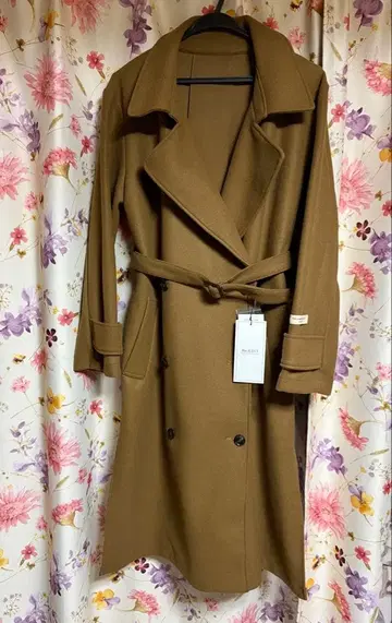 Re:EDIT 더블 브레스트 코트 브라운 C 사이즈