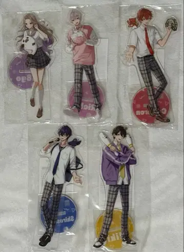 라운드원 한정판 여자 연구 대학 BIG 아크릴 스탠드 5종 2