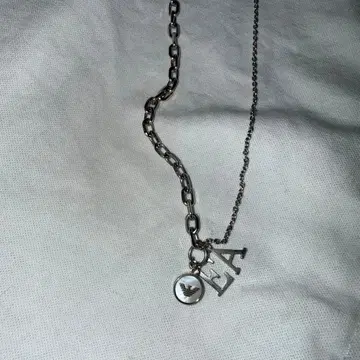 엠포리오 아르마니 실버 체인 목걸이