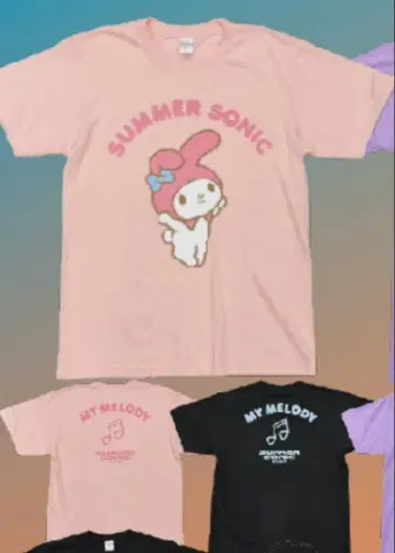 SUMMER SONIC 썸머 소닉 한정판 마이멜로디 T셔츠