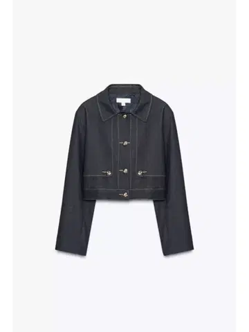 ZARA 대비 스티치 숏 자켓