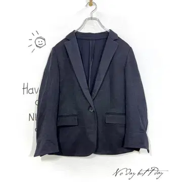 미쉘클랑 테일러드 자켓(L) 1버튼 노옴코어 스트레치