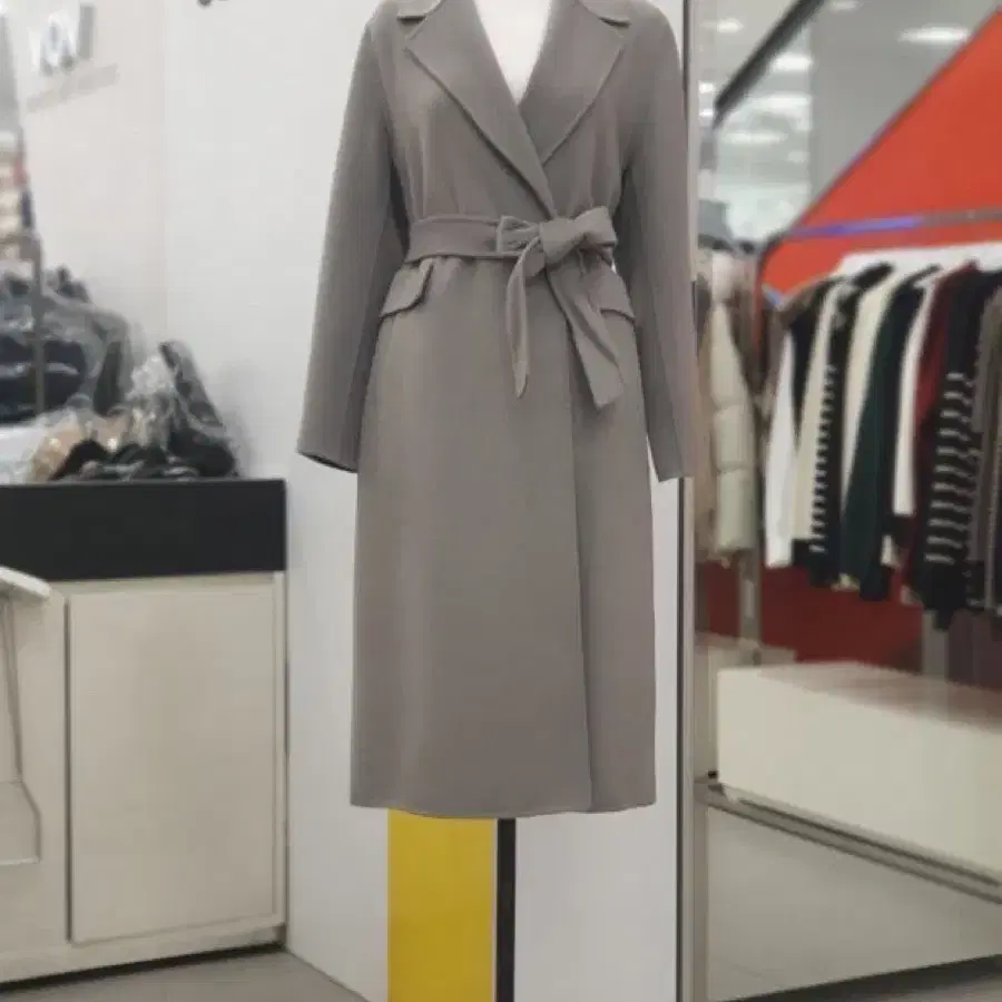 Coincoz Belted Handmade Coat (Khaki) #코인코즈,#핸드메이드코트 on Bunjang Global Site.