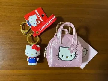 헬로키티 미니 퀼트 파우치 키링