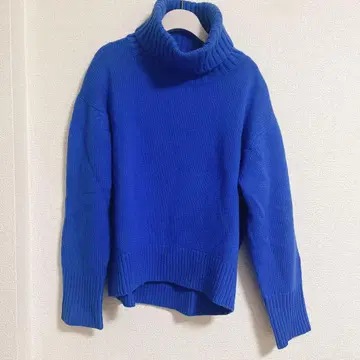 23구 캐시미어 블렌드 벌키 터틀넥 니트