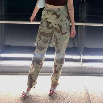 로스코 카모 무늬 카모플라쥬 카고 팬츠