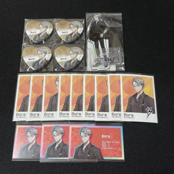 테크노로이드 테크유니 보라 캔뱃지 아크릴 스탠드 명함 자캐