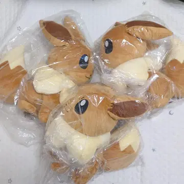 포켓몬 메챠모후굿토 봉제 인형 이브이 3개 세트