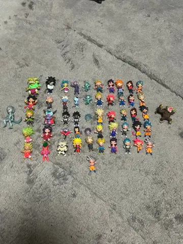 드래곤볼 피규어 세트 53체