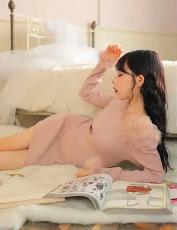 엠미엠 페더 니트 원피스