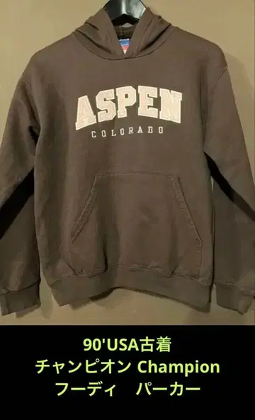 USA 구제 의류 챔피온 Champion ASPEN 후디 후드티