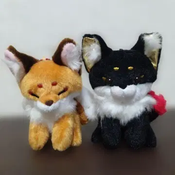 쵸콘과 여우님 꼬리 아홉 개 봉제 인형 금란방 보로 키링