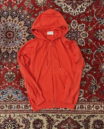 새상품급 Settefili Cashmere 코튼 니트 후드티