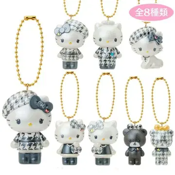 산리오 헬로키티 시크릿 마스코트 참 흑백 걸리시 8종류