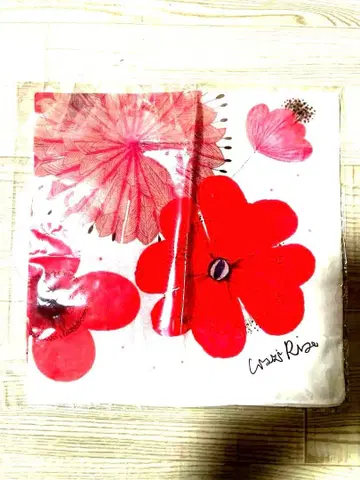 만박 오스트리아관 MAK Vienna 꽃무늬 손수건 LHS-04