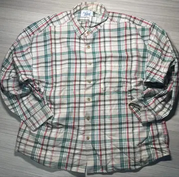 Keboz 체크 긴팔 셔츠