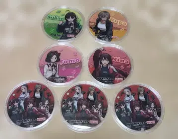 걸즈 밴드 크라이 아크릴 코스터 7개 세트