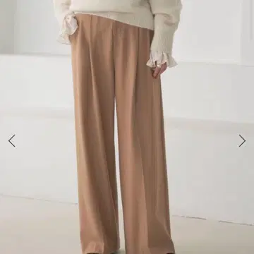 [ NOBLE ] 속기모 슬랙스 팬츠 카멜