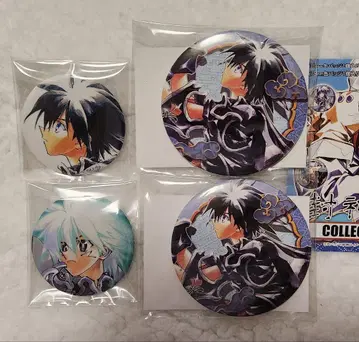 [ 봉신연의 ] 복희 태공망 컬렉션 캔뱃지 원작 4점 점프샵