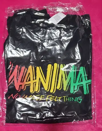 WANIMA 컬러풀 로고 T셔츠 미사용