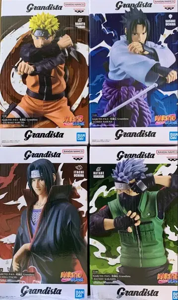 NARUTO Grandista 나루토 사스케 이타치 카카시 4종 세트