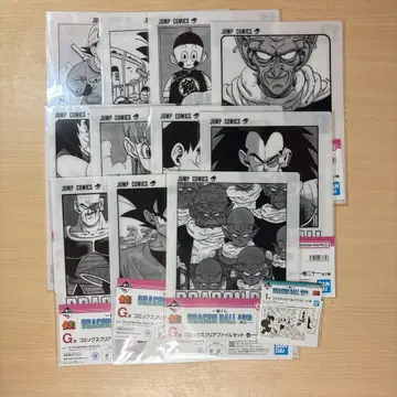 제1회 복권 드래곤볼 40th G상 코믹스 클리어 파일 11종 세트