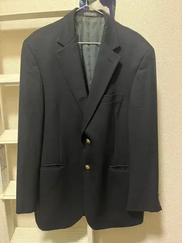 네이비 테일러드 자켓 싱글 골드 버튼 / 네이비 블레이저