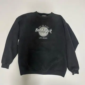 하드 록 카페 맨투맨 블랙