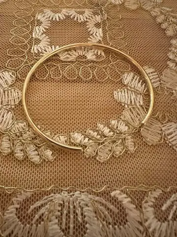 골드 반지형 팔찌 뱅글