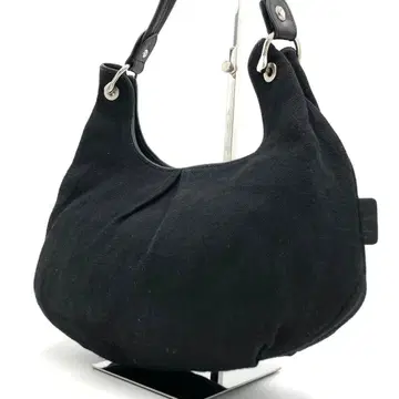 에네스베 보야주 새상품급 블랙 캔버스 핸드백 토트백