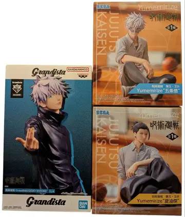 [ 새상품 미개봉 ] 주술회전 피규어 3세트 고죠 사토루 게토 스구루