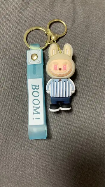 러브프 스트라이프 셔츠 키링