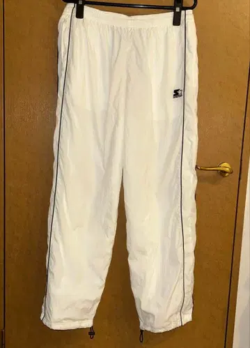 STARTER 화이트 스트레이트 팬츠 F